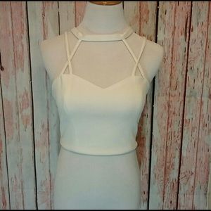 TEA & CUP Ivory Crop Top!